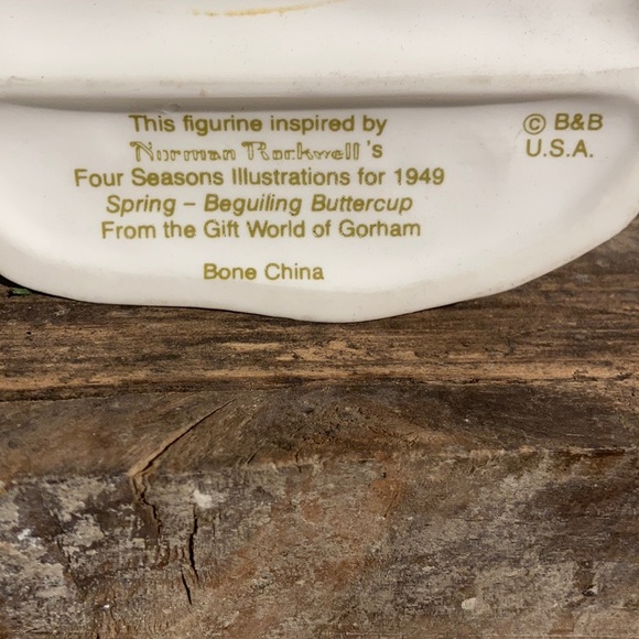 Norman Rockwell figurine Beguiling Buttercup - Picture 4 of 4